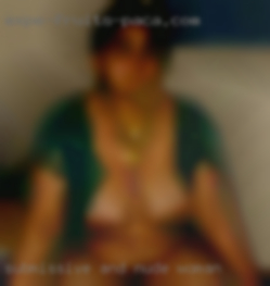 Submissive nude woman and service oriented.